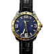 mondaine couro azul